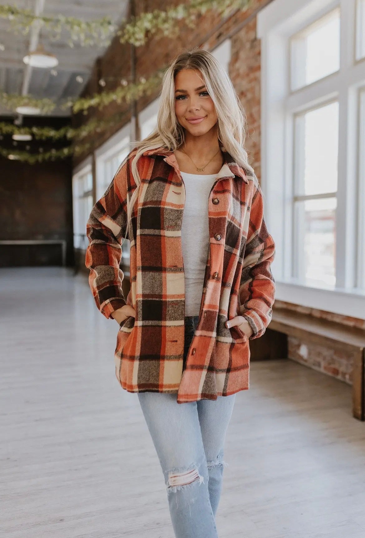 Presley Plaid Shacket