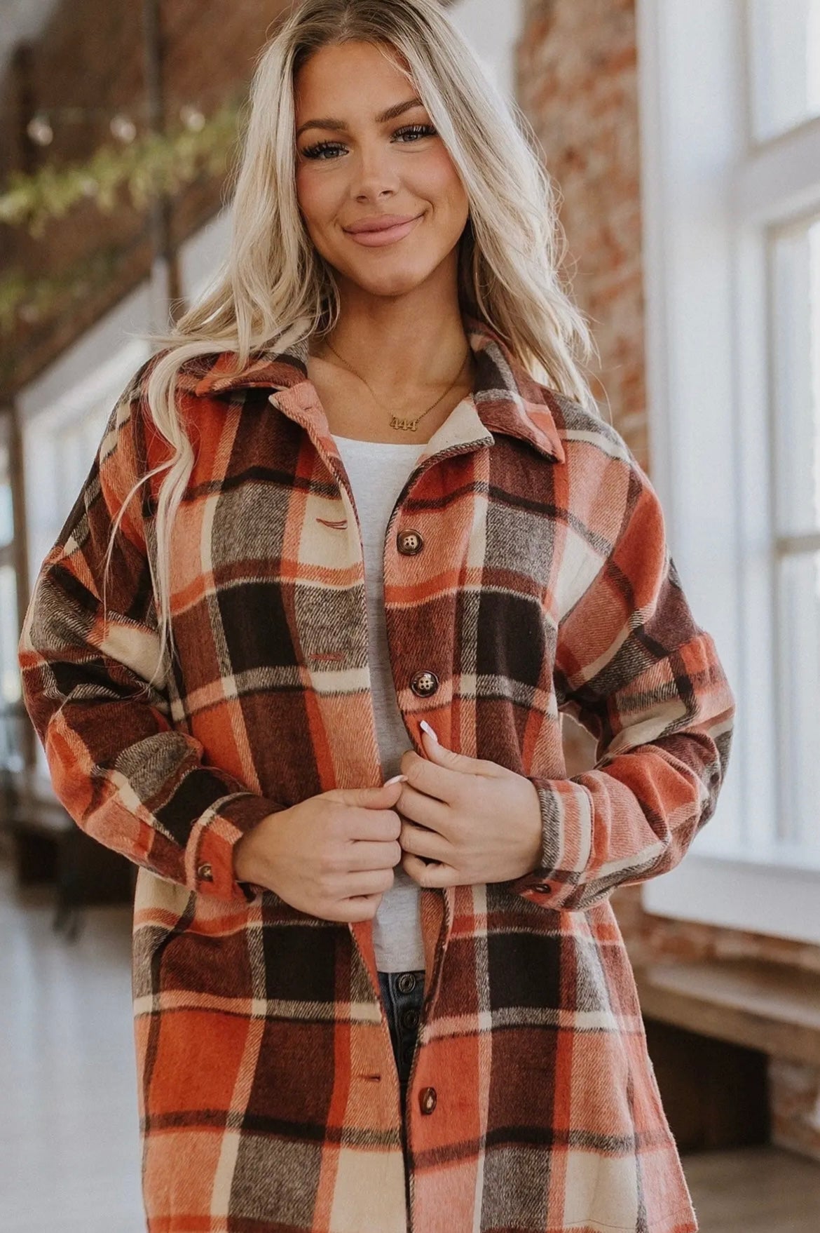 Presley Plaid Shacket